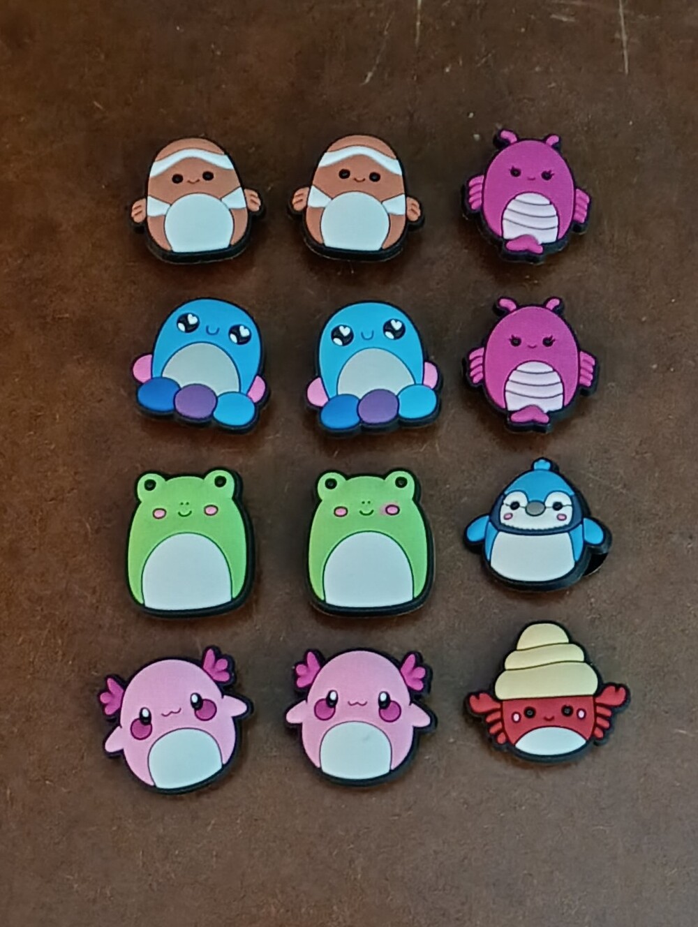 10/$10 Jibbitz Croc Charms - Aquatic Animal Squishmallows - New
